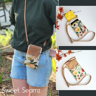 Sevien Phone Bag by Country Cow Designs (Printed Paper Book Pattern)* - Emmaline Bags Inc. - Sewing Patterns
