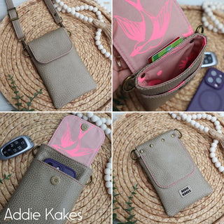Sevien Phone Bag by Country Cow Designs (Printed Paper Book Pattern)* - Emmaline Bags Inc. - Sewing Patterns