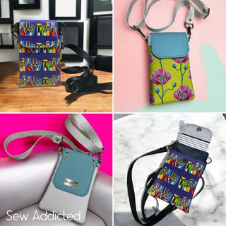 Sevien Phone Bag by Country Cow Designs (Printed Paper Book Pattern)* - Emmaline Bags Inc. - Sewing Patterns