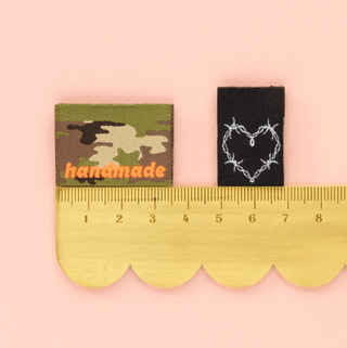 Sew - in Labels: Camo & Barbed Wire - Emmaline Bags Inc. - Sewing Supplies & Notions