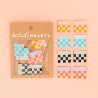 Sew - in Labels: Checkerboard Multipack - Emmaline Bags Inc. - Sewing Supplies & Notions