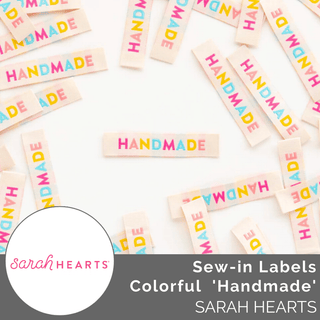 Sew - in Labels: Colorful Handmade - Emmaline Bags Inc.