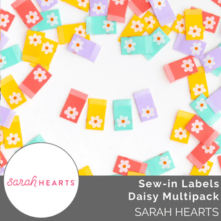 Sew - in Labels: Daisy Multipack - Emmaline Bags Inc. - Sewing Supplies & Notions