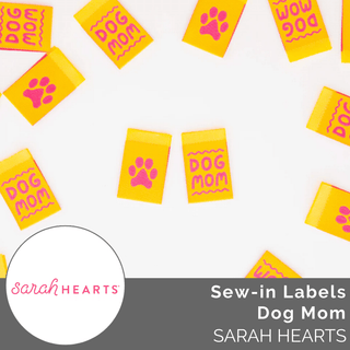 Sew - in Labels: Dog Mom - Emmaline Bags Inc.