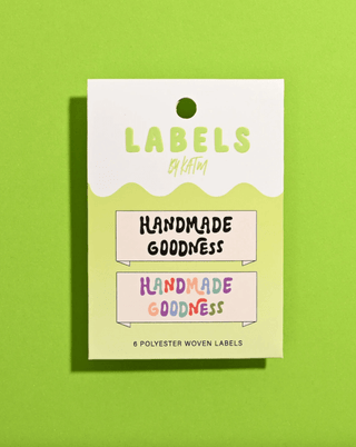 Sew-In Labels: 'Handmade Goodness' | KATM - Emmaline Bags Inc.-Sewing Supplies & Notions