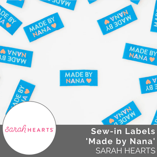 Sew - in Labels: 'Made by Nana' - Emmaline Bags Inc.