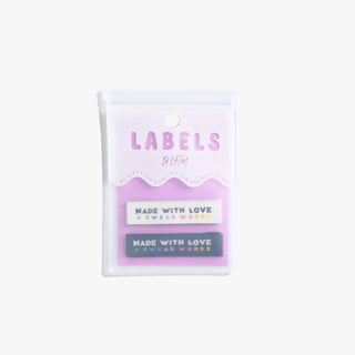 Sew - In Labels: 'Made With Love & Swear Words' | KATM - Emmaline Bags Inc. - Sewing Supplies & Notions