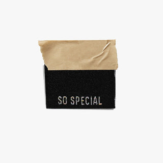 Sew - In Labels: Metallic Side Seam (Black) | KATM - Emmaline Bags Inc. - Sewing Supplies & Notions