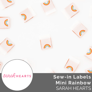 Sew - in Labels: Mini Rainbow - Emmaline Bags Inc.