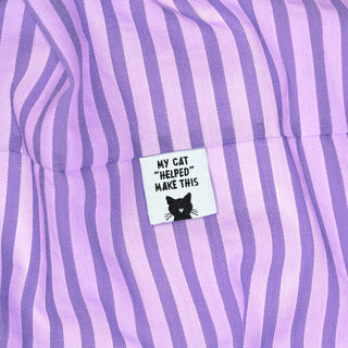 Sew-In Labels: 'My Cat Helped Make This' | KATM - Emmaline Bags Inc.-Sewing Supplies & Notions