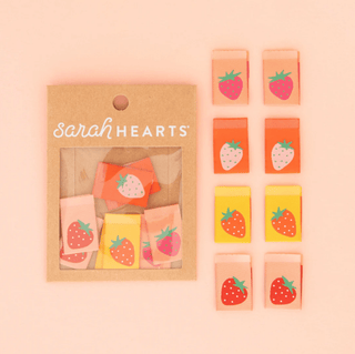 Sew-in Labels | Strawberry Multipack - Emmaline Bags Inc.-Sewing Supplies & Notions