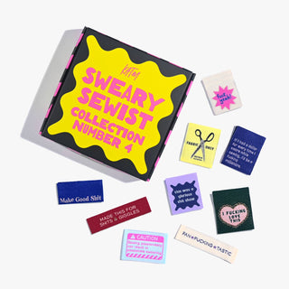 Sew - In Labels: 'The Sweary Sewist 4' Box Set | KATM - Emmaline Bags Inc. - Sewing Supplies & Notions