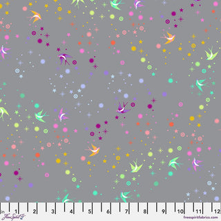 Shadow Fairy Dust // Graywork by Tula Pink (1/4 yard) - Emmaline Bags Inc. - Fabric