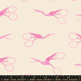 Shell Stork | 1 800 Notion by Ruby Star Society (¼ Yard) - Emmaline Bags Inc.-Fabric