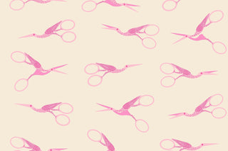 Shell Stork | 1 800 Notion by Ruby Star Society (¼ Yard) - Emmaline Bags Inc.-Fabric