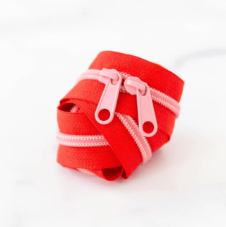 Shortcake | 30" Nylon Coil Zipper | *Size #5* with Two Pulls - Emmaline Bags Inc.-Bag Zippers