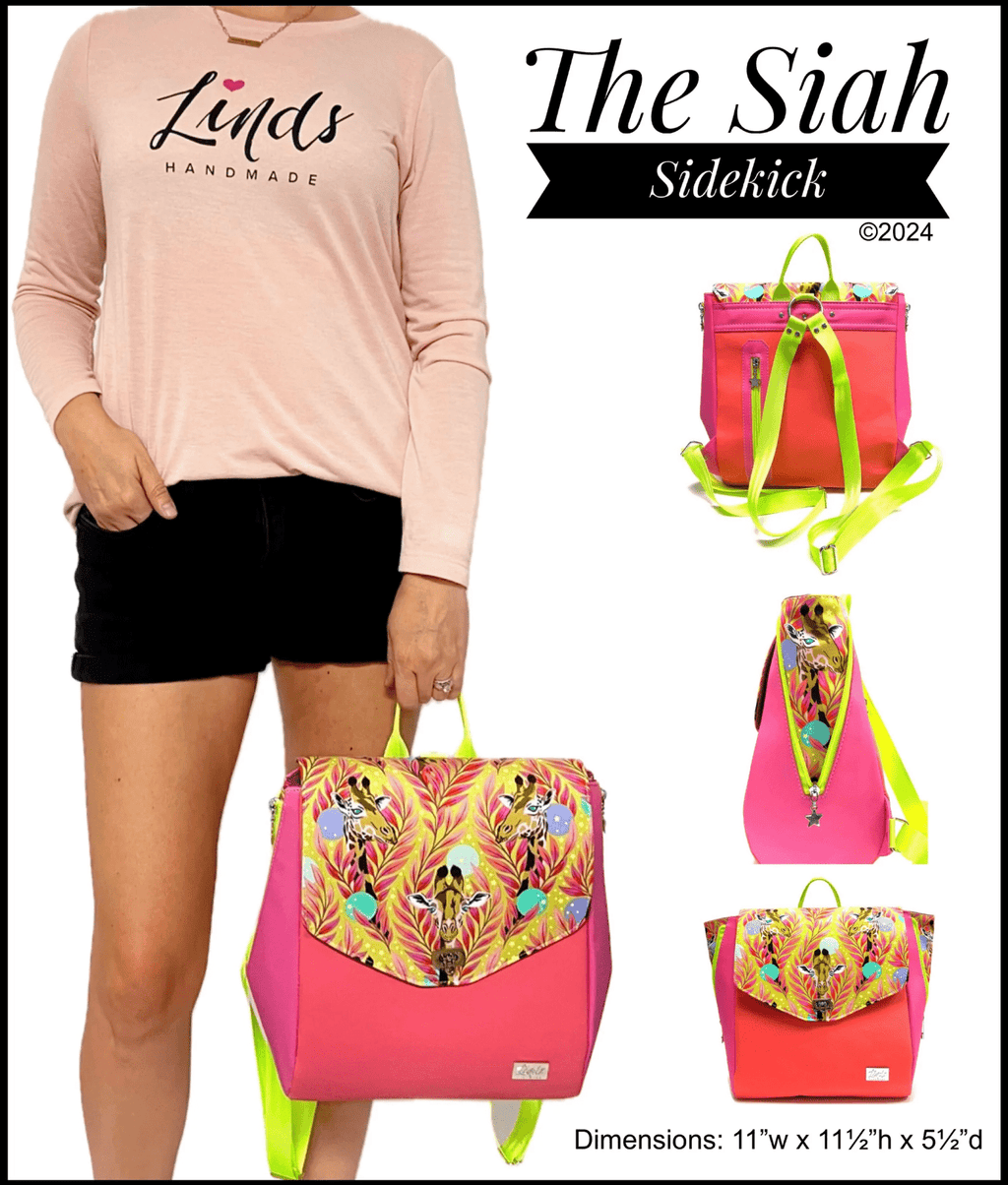 Siah Sidekick by Linds Handmade (Printed Paper Pattern) - Emmaline Bags ...