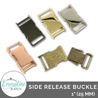 Side Release Buckle: 1" (25 mm) - Emmaline Bags Inc.