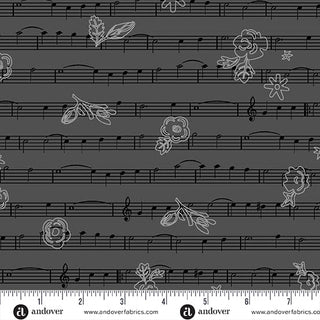 Singalong Nocturne | Shadow 2026 by Alison Glass (¼ Yard) - Emmaline Bags Inc.-Fabric