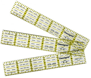 SMALL Omnigrid Ruler - 1" x 6" - Emmaline Bags Inc.