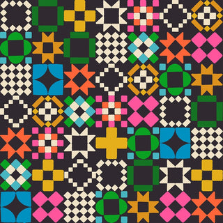Soft Black Quilty as Charged | 1 800 Notion by Ruby Star Society (¼ Yard) - Emmaline Bags Inc.-Fabric
