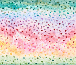 Some Kind of Love Rainbow | Fleur the Love by Create Joy Project for Moda (¼ Yard) - Emmaline Bags Inc.-Fabric
