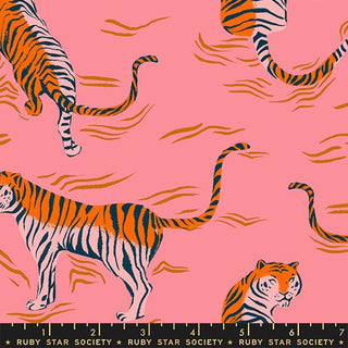 Sorbet Tigress | Poolside Too by Ruby Star Society (¼ Yard) - Emmaline Bags Inc. - Fabric