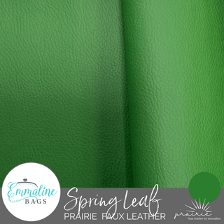 Spring Leaf | Prairie Faux Leather™ | ½ Yard Precut (18" x 53") - Emmaline Bags Inc.-Fabric
