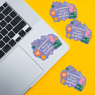 Sticker | GRANDMAS have Hot Girl Hobbies - Emmaline Bags Inc. - Sewing Supplies & Notions