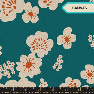 Storytime Hana (Canvas) // Paper Cuts 2 by Ruby Star Society (1/4 yard) - Emmaline Bags Inc. - Fabric