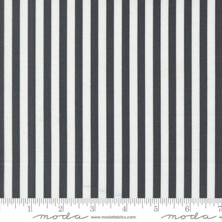 Stripes in Black // Coriander Colors for Moda (1/4 yard) - Emmaline Bags Inc.