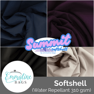 Summit | Water Repellant Softshell (per 1/2 yard) - Emmaline Bags Inc. - Fabric