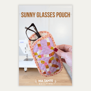 Sunny Glasses Pouch by Ma Tante Quilting (Printed Paper Pattern) - Emmaline Bags Inc.-Sewing Patterns
