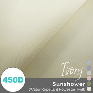 Sunshower - Water Repellant Polyester Twill (450 Denier) - Emmaline Bags Inc.