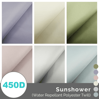 Sunshower - Water Repellant Polyester Twill (450 Denier) - Emmaline Bags Inc.