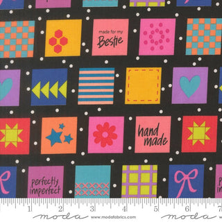 Super Black Labels | Makers Delight by Chrissy Lux for Moda (¼ Yard) - Emmaline Bags Inc.-Fabric