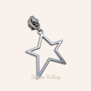 Superstar | Zipper Sliders with Pulls | Size 5 (5 Pack) - Emmaline Bags Inc. - Bag Zippers