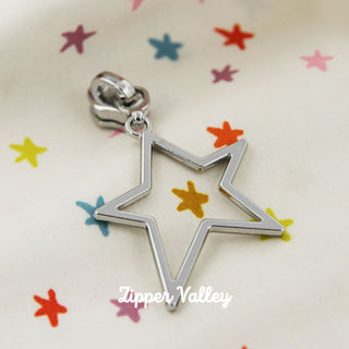 Superstar | Zipper Sliders with Pulls | Size 5 (5 Pack) - Emmaline Bags Inc. - Bag Zippers