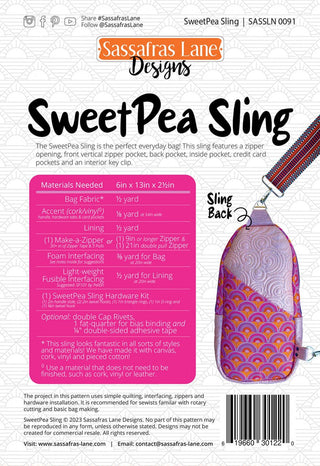 Sweet Pea Sling by Sassafras Lane Designs - Emmaline Bags Inc.