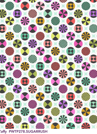 Taffy Sugar Rush | Prince Charming Déjà Vu by Tula Pink (¼ Yard) - Emmaline Bags Inc.-Fabric