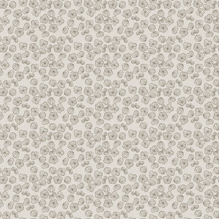 Taupe Blossoms // Folktale for FIGO (1/4 yard) - Emmaline Bags Inc.