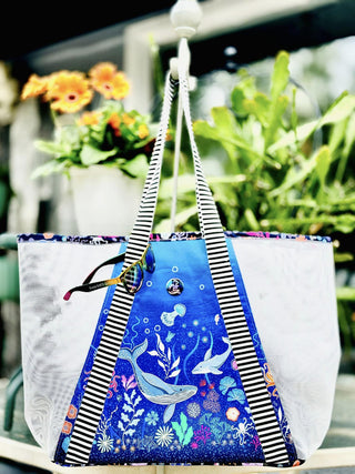 Taylor Beach Bag by UhOh Creations (Printed Paper Pattern) - Emmaline Bags Inc.