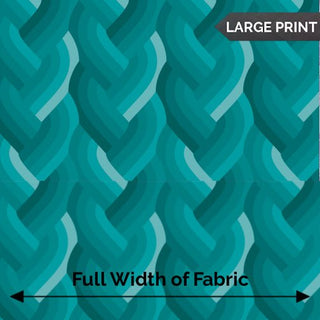 Teal Ombre Braid | Echo by Moda (1/4 Yard) - Emmaline Bags Inc. - Fabric