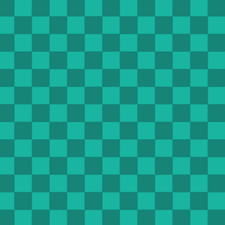 Teal Squares | Bits and Bobs by Sarah Hearts (¼ Yard) - Emmaline Bags Inc.-Fabric