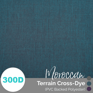 Terrain Cross - Dye - PVC Backed Polyester (300 Denier) - Emmaline Bags Inc.