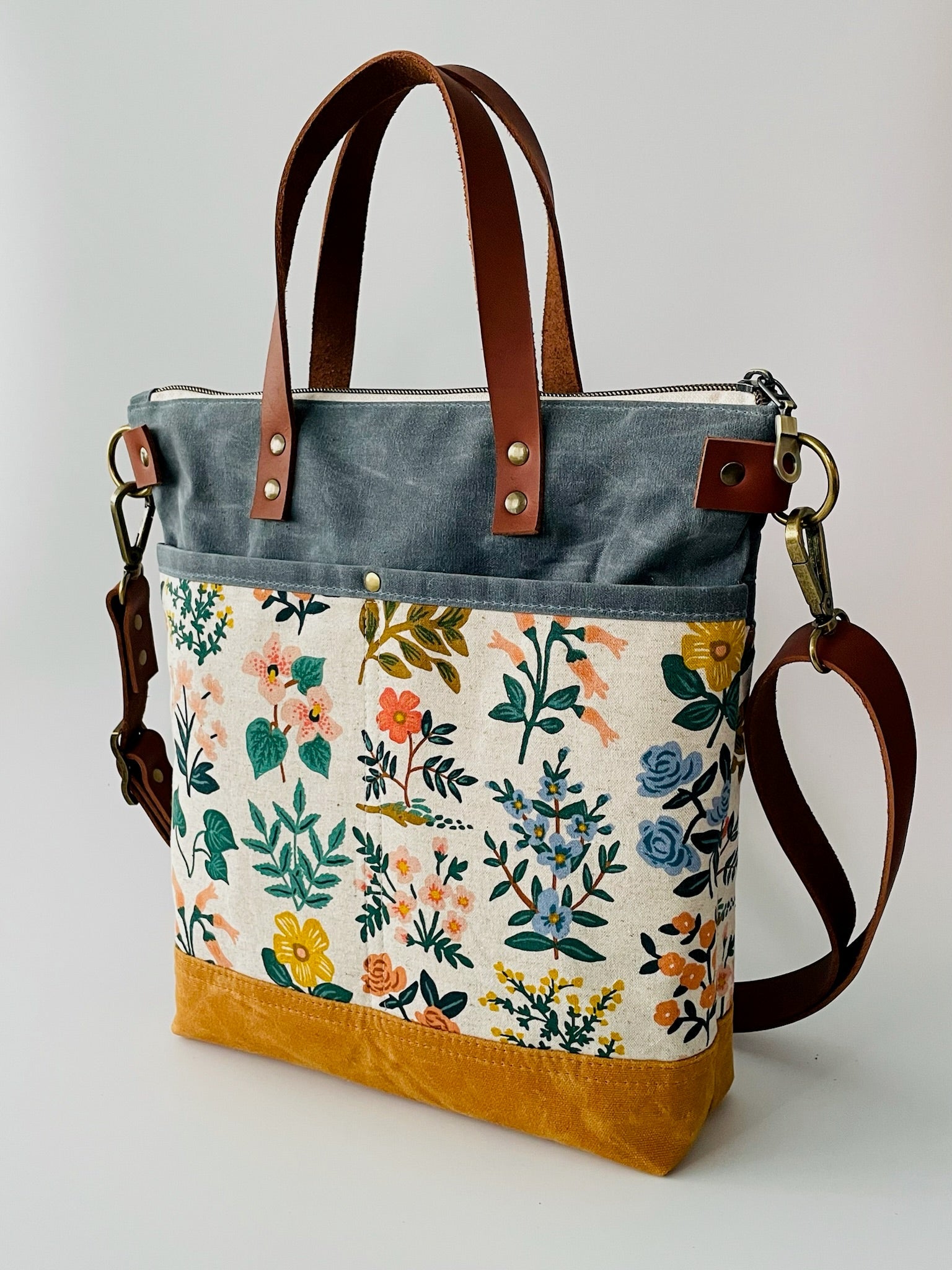 Waxed Canvas Tote Bag Canvas Pattern The Aberdeen Tote By