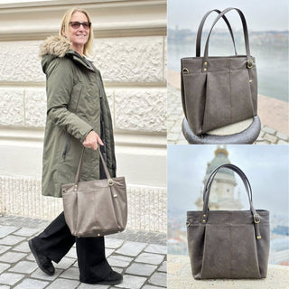 The Demelza Handbag by Country Cow Designs (Printed Paper Book Pattern) - Emmaline Bags Inc. - Sewing Patterns