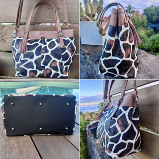 The Demelza Handbag by Country Cow Designs (Printed Paper Book Pattern) - Emmaline Bags Inc. - Sewing Patterns