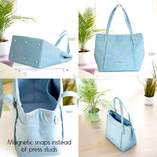 The Demelza Handbag by Country Cow Designs (Printed Paper Book Pattern) - Emmaline Bags Inc. - Sewing Patterns