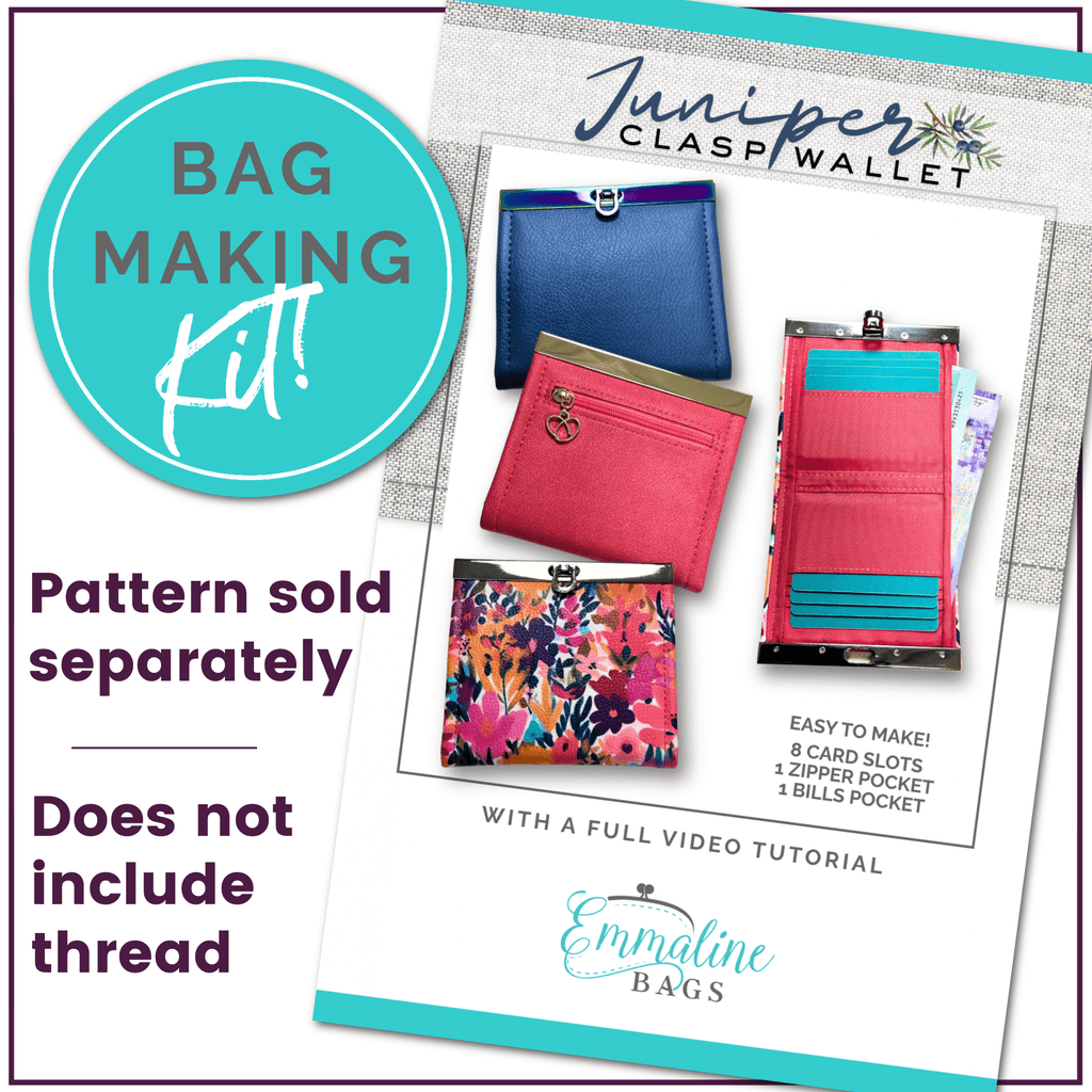 Sew Your Own Clutch Wallet – Juniper Clap Wallet Paper Pattern ...